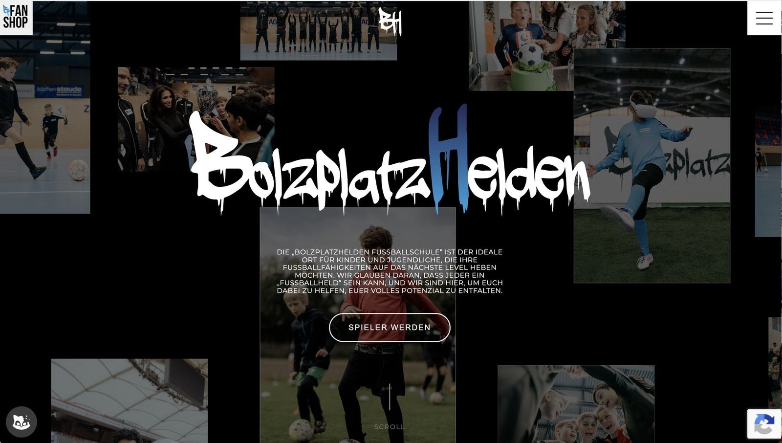 Website Bolzplatz Helden